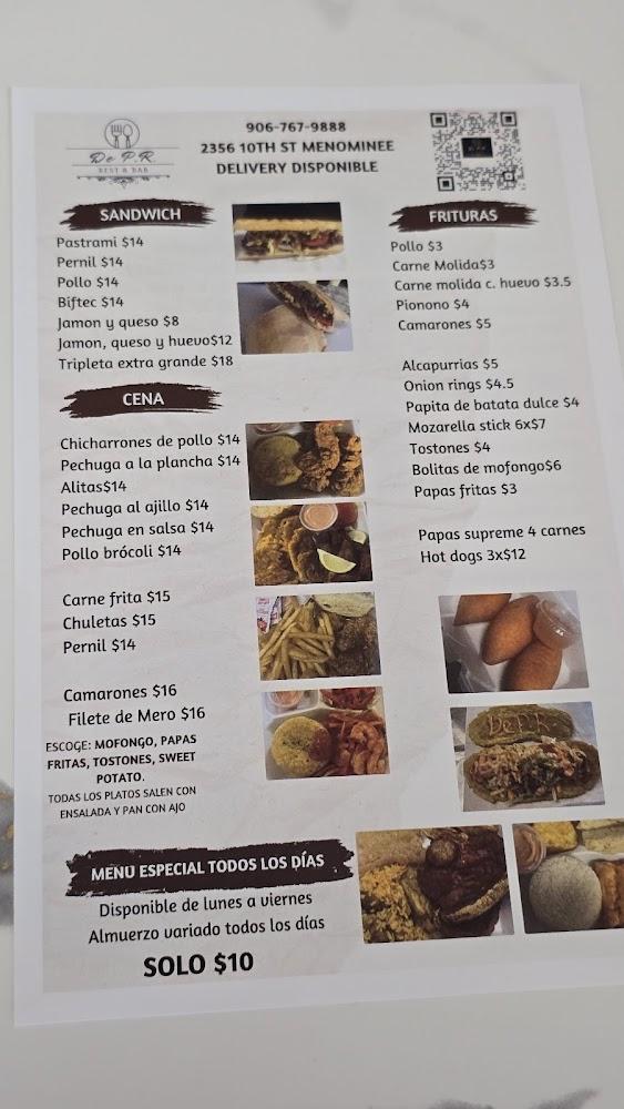 De P.R. Rest Menu image 3